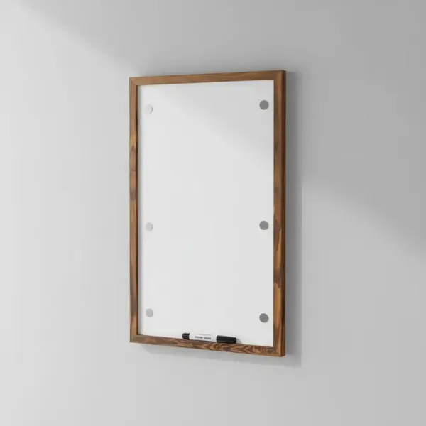 Flash Furniture HGWA-WHITE-24X36-BRN-GG