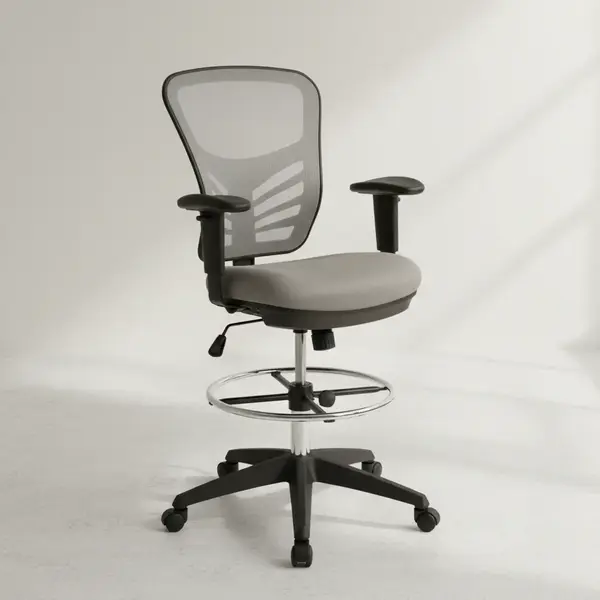 Flash Furniture HL-0001-1CBLACK-LTGY-GG