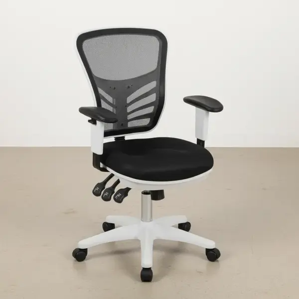 Flash Furniture HL-0001-WH-BK-GG