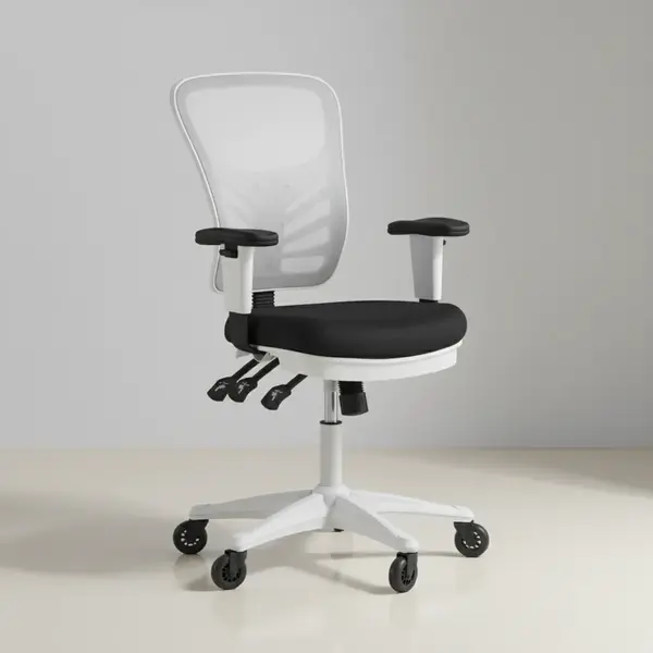 Flash Furniture HL-0001-WH-BK-RLB-GG