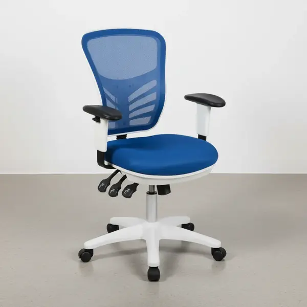 Flash Furniture HL-0001-WH-BLUE-GG