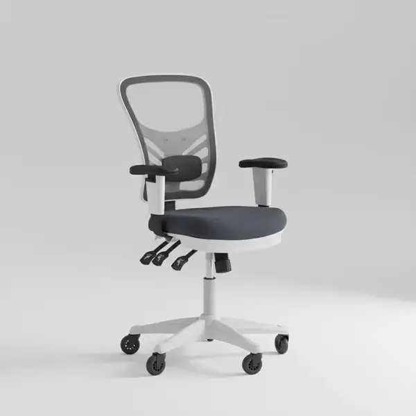 Flash Furniture HL-0001-WH-DKGY-RLB-GG