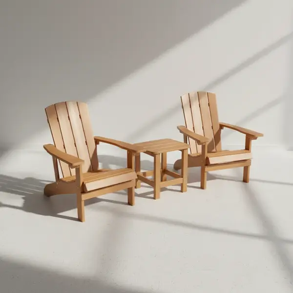 Flash Furniture JJ-C14501-2-T14001-TEAK-GG