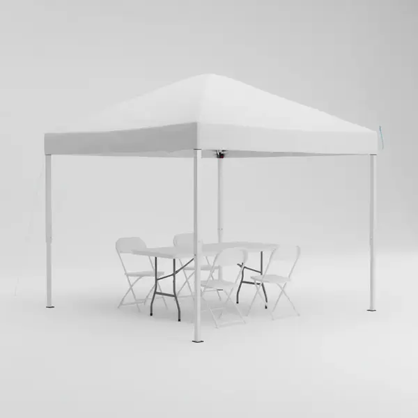 Flash Furniture JJ-GZ10183Z-4LEL3-WHWH-GG