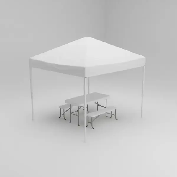 Flash Furniture JJ-GZ10PKG103-WH-GG