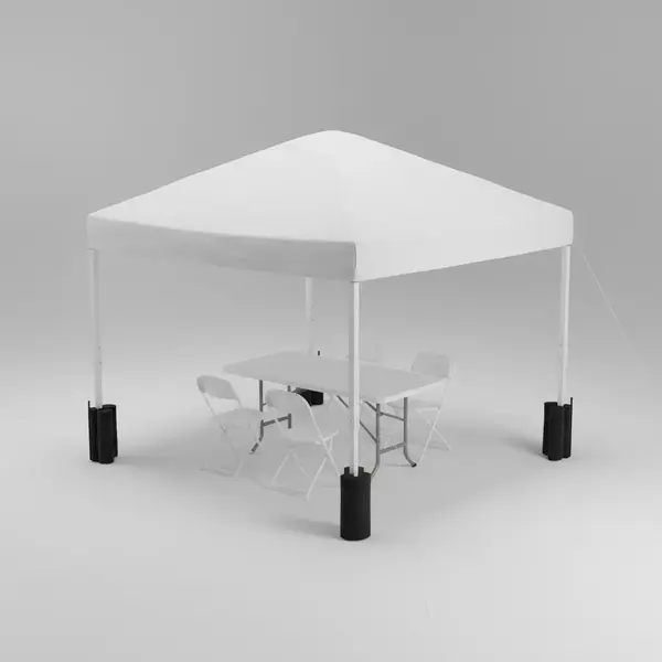 Flash Furniture JJ-GZ10PKG183Z-4LEL3-WHWH-GG