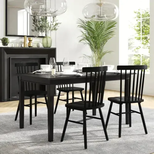 Flash Furniture KER-T-217EX-BLK-72-GG