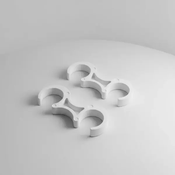 Flash Furniture LE-3-W-WHITE-GANG-GG