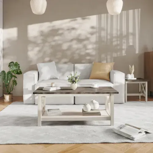 Flash Furniture LFS-2007-GRYWHT-GG