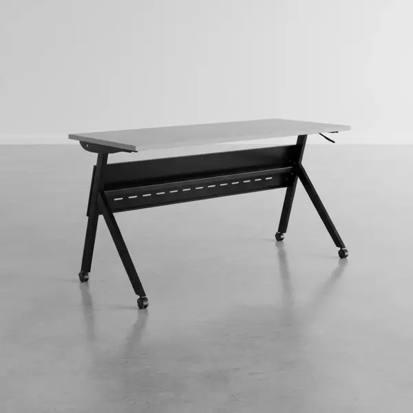 Flash Furniture MT-M6024-Y-LEG-GRYBLK-GG