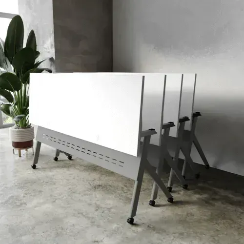 Flash Furniture MT-M7224-Y-LEG-WHTGRY-GG