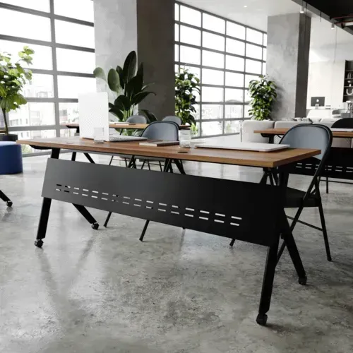 Flash Furniture MT-M7224-Y-LEG-WLNBLK-GG