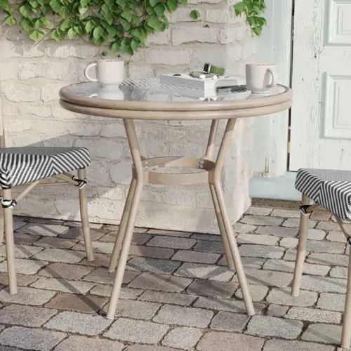 Flash Furniture SDA-AD641011-80-BLKWH-LTNAT-GG