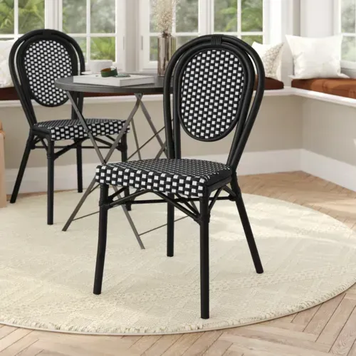 Flash Furniture SDA-AD642002S-BKWH-BK-GG