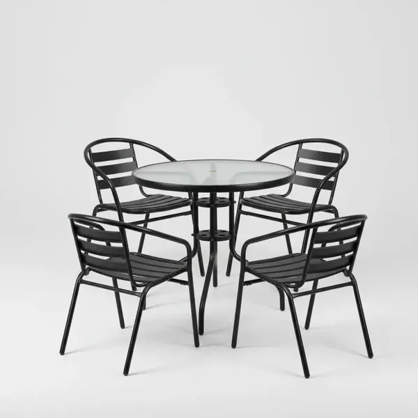 Flash Furniture TLH-072RD-017CBK4-GG