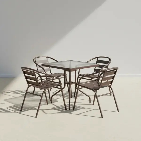 Flash Furniture TLH-0732SQ-017CBZ4-GG