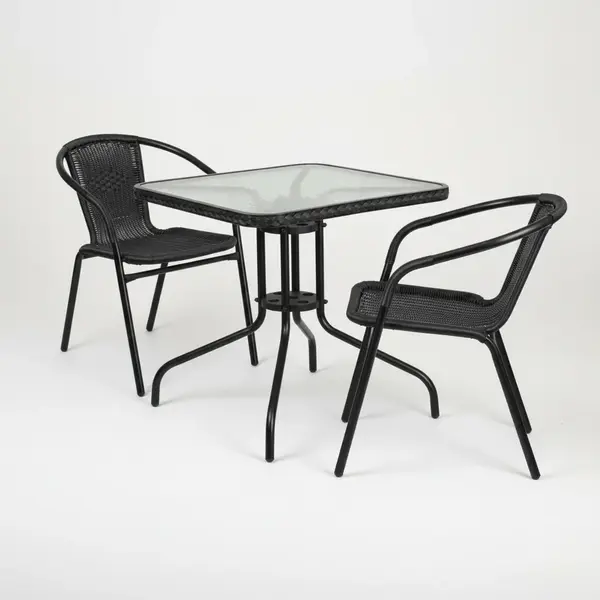 Flash Furniture TLH-073SQ-037BK2-GG