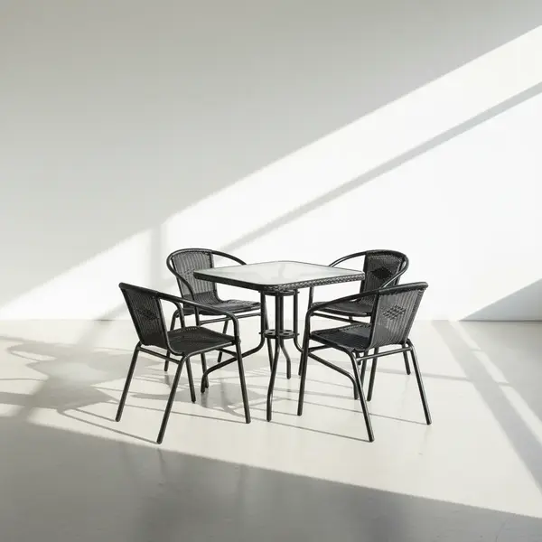 Flash Furniture TLH-073SQ-037BK4-GG