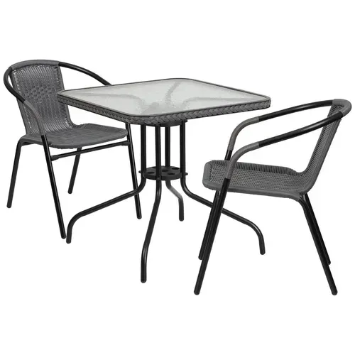 Flash Furniture TLH-073SQ-037GY2-GG
