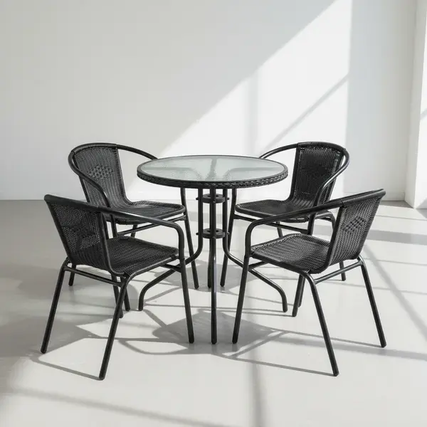 Flash Furniture TLH-087RD-037BK4-GG