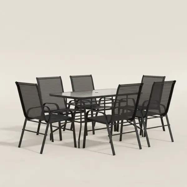 Flash Furniture TLH-089REC-303CBK4-GG