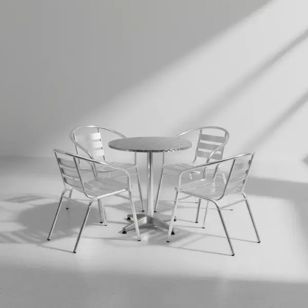 Flash Furniture TLH-ALUM-28RD-017BCHR4-GG