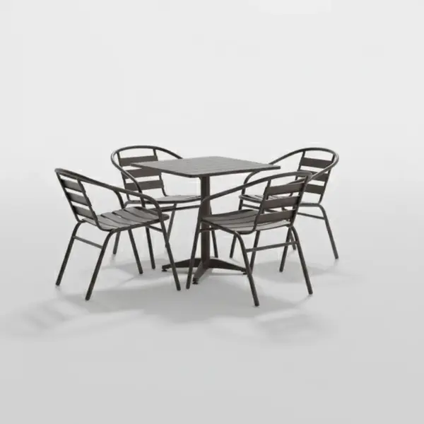 Flash Furniture TLH-ALUM-28SQ-017BZ4-GG