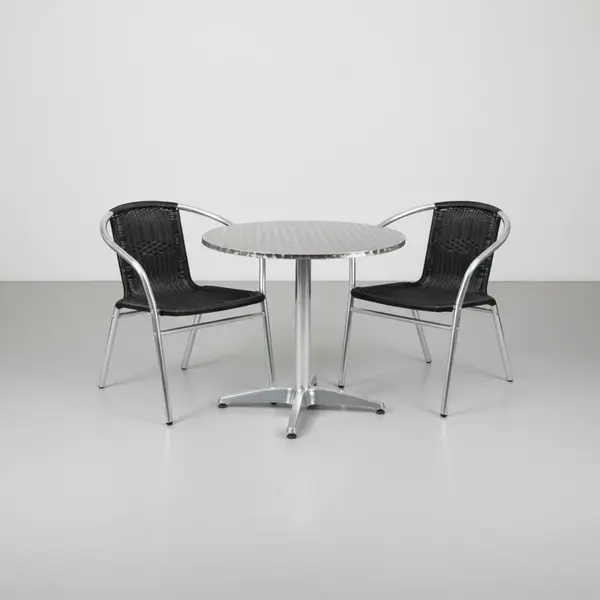 Flash Furniture TLH-ALUM-32RD-020BKCHR2-GG