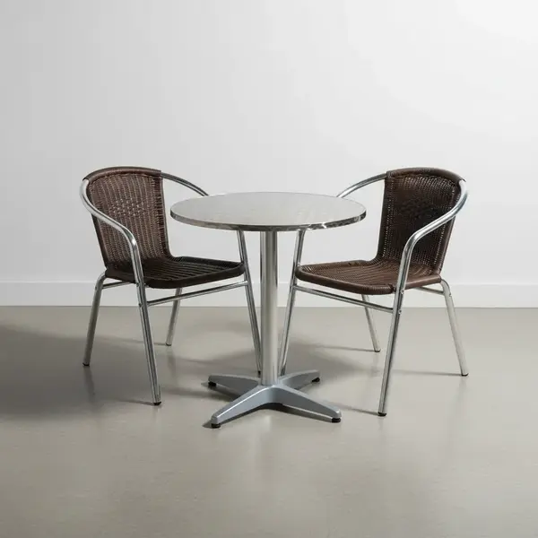 Flash Furniture TLH-ALUM-32RD-020CHR2-GG