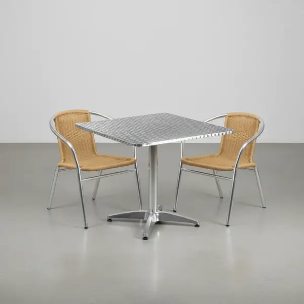 Flash Furniture TLH-ALUM-32SQ-020BGECHR2-GG