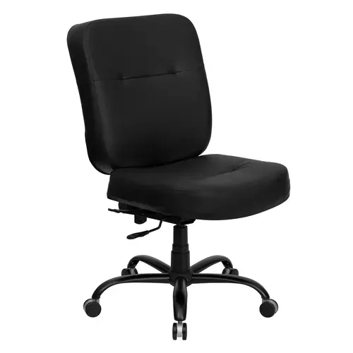 Flash Furniture WL-735SYG-BK-LEA-GG