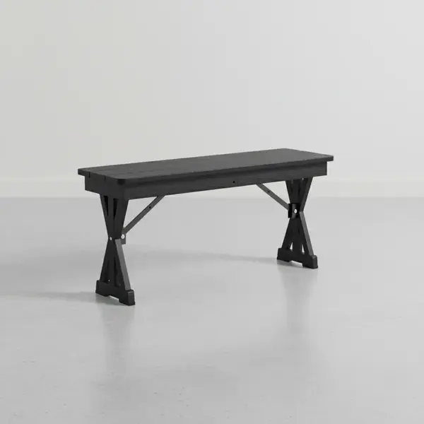 Flash Furniture XA-B-40X12-XLEGS-BW-GG