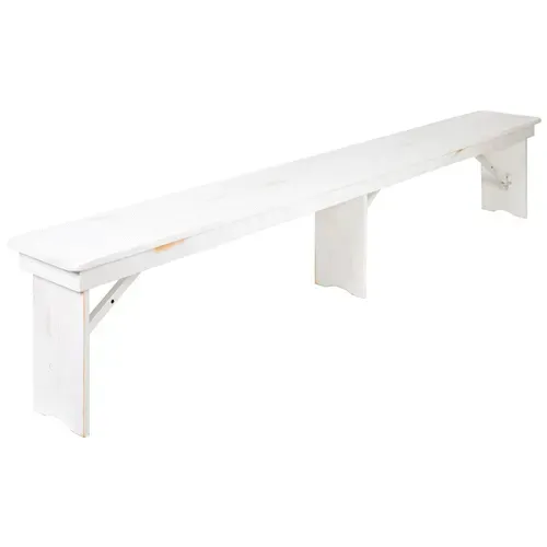 Flash Furniture XA-B-96X12-L-WH-GG