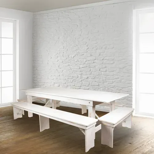 Flash Furniture XA-B-96X12-L-WH-GG