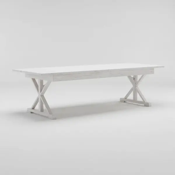 Flash Furniture XA-F-108X40-XLEGS-WH-GG