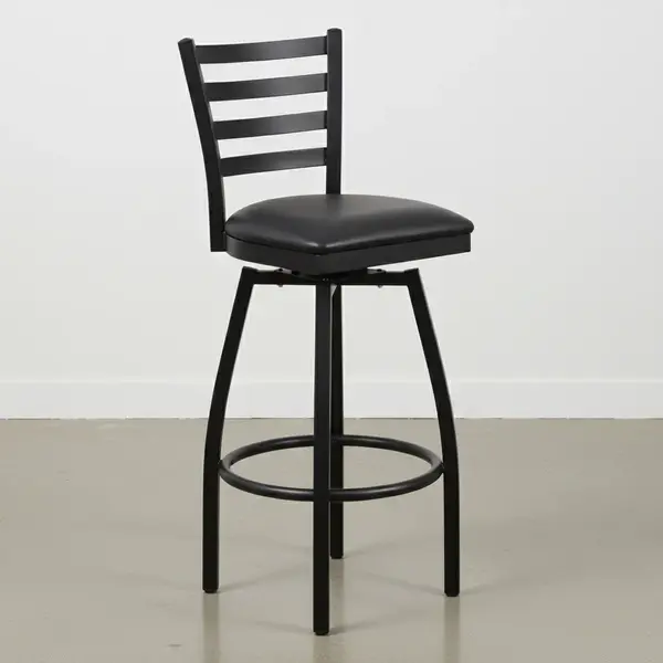 Flash Furniture XU-6F8B-LADSWVL-BLKV-GG