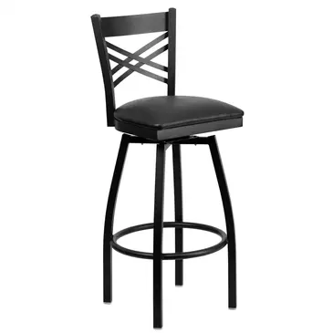 Flash Furniture XU-6F8B-XSWVL-BLKV-GG