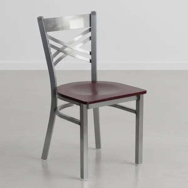 Flash Furniture XU-6FOB-CLR-MAHW-GG