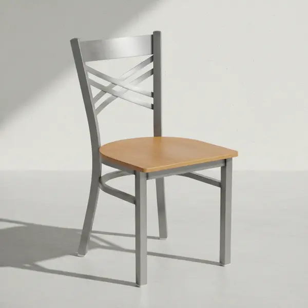 Flash Furniture XU-6FOB-CLR-NATW-GG