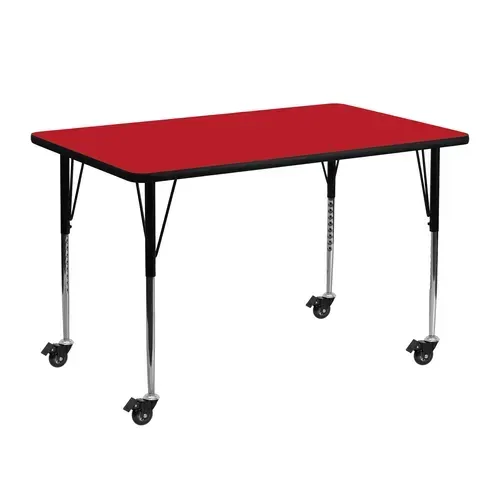Flash Furniture XU-A2448-REC-RED-H-A-CAS-GG