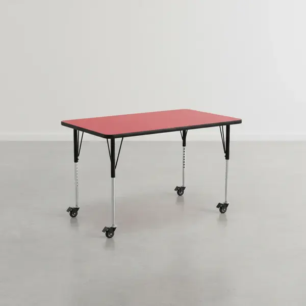 Flash Furniture XU-A2448-REC-RED-T-A-CAS-GG