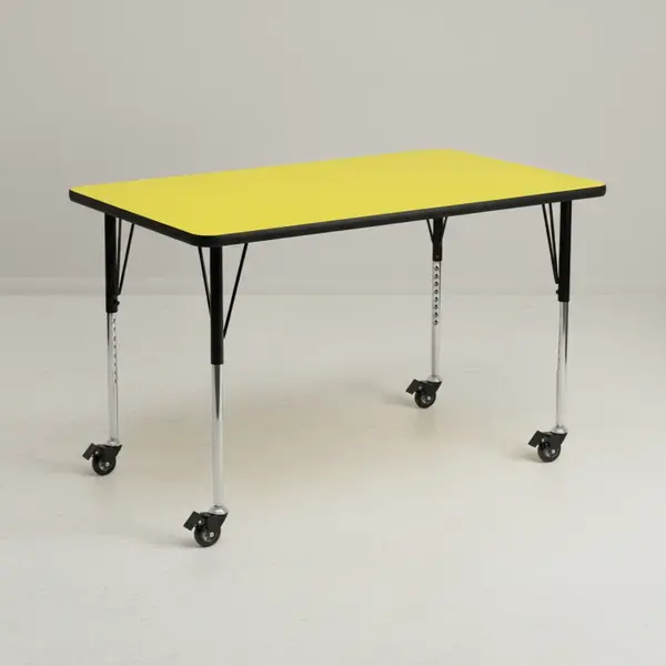 Flash Furniture XU-A2448-REC-YEL-H-A-CAS-GG