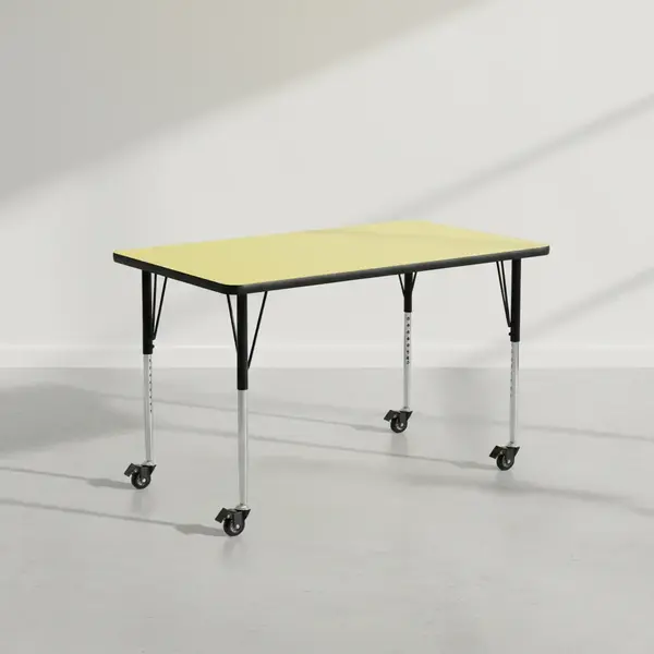 Flash Furniture XU-A2448-REC-YEL-T-A-CAS-GG