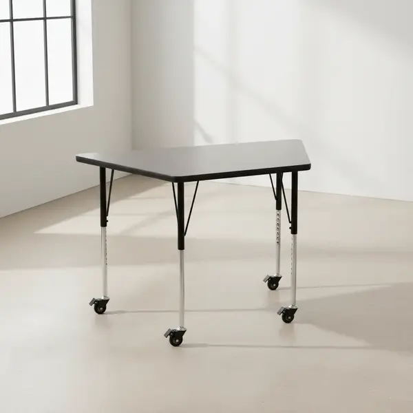 Flash Furniture XU-A2448-TRAP-GY-H-A-CAS-GG