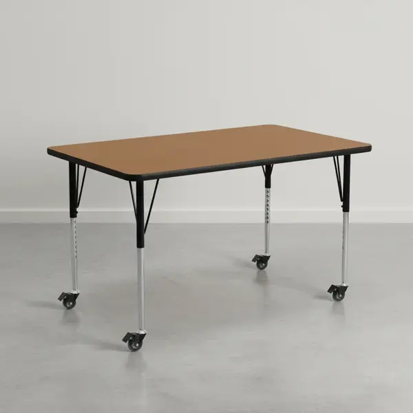 Flash Furniture XU-A3072-REC-OAK-T-A-CAS-GG