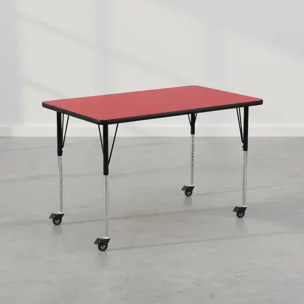 Flash Furniture XU-A3672-REC-RED-H-A-CAS-GG