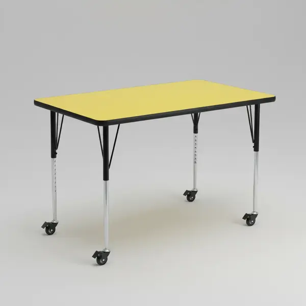 Flash Furniture XU-A3672-REC-YEL-H-A-CAS-GG