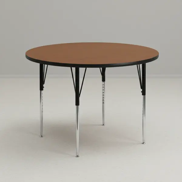 Flash Furniture XU-A42-RND-OAK-H-A-GG