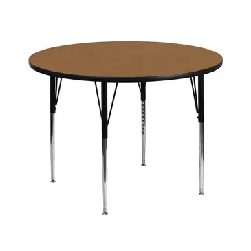 Flash Furniture XU-A42-RND-OAK-T-A-GG