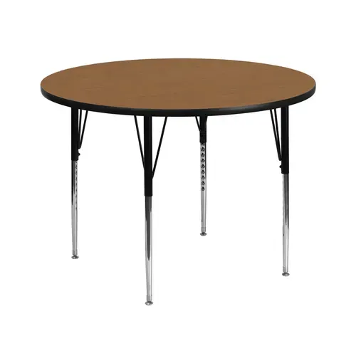 Flash Furniture XU-A42-RND-OAK-T-A-GG